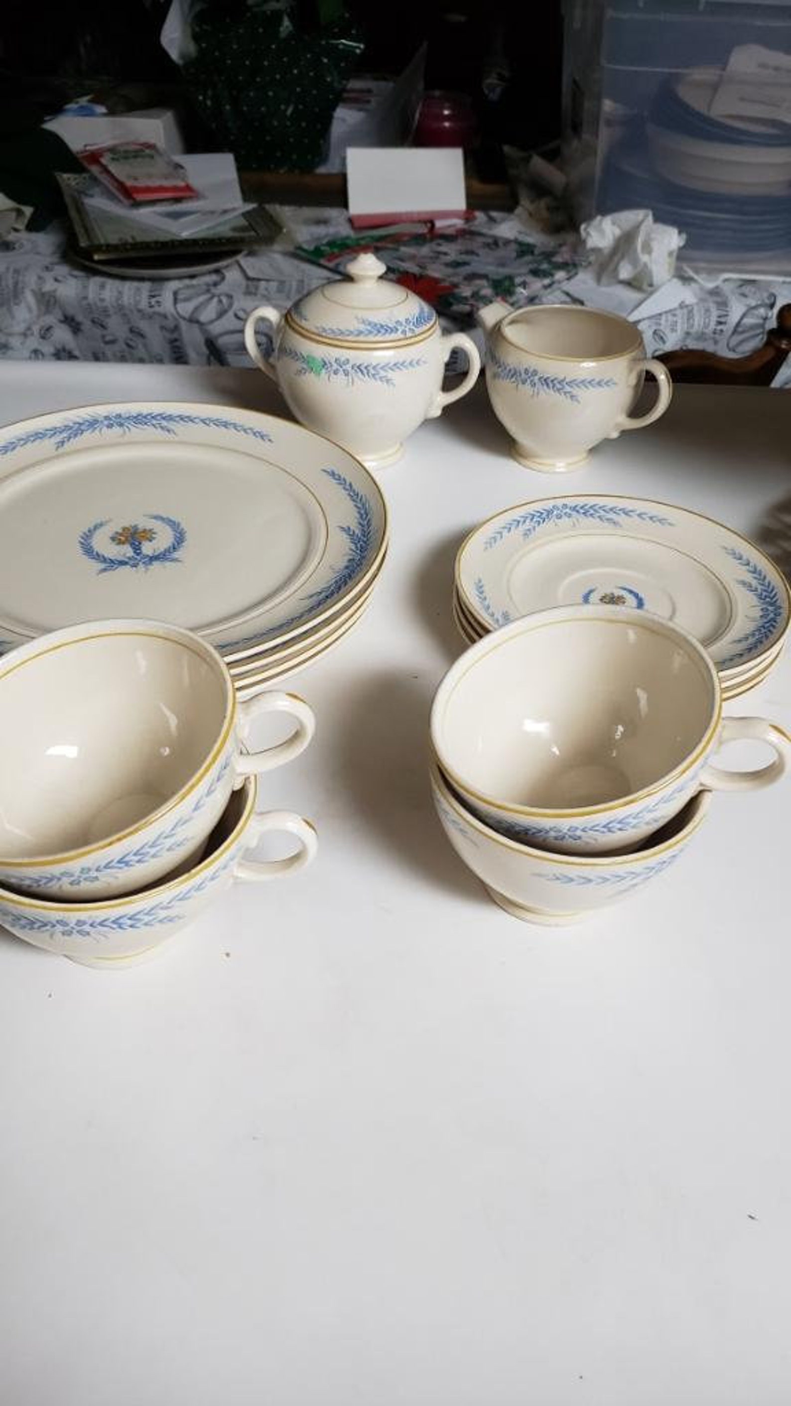 Vintage Sheffield de Salem Dinnerware Set Etsy España