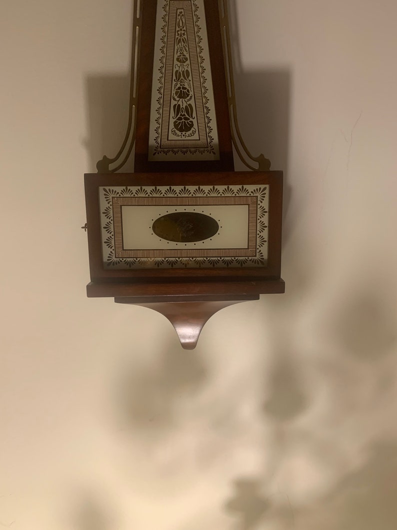 Vintage New England Clock Co. Banjo Clock Farmington Conn USA Etsy