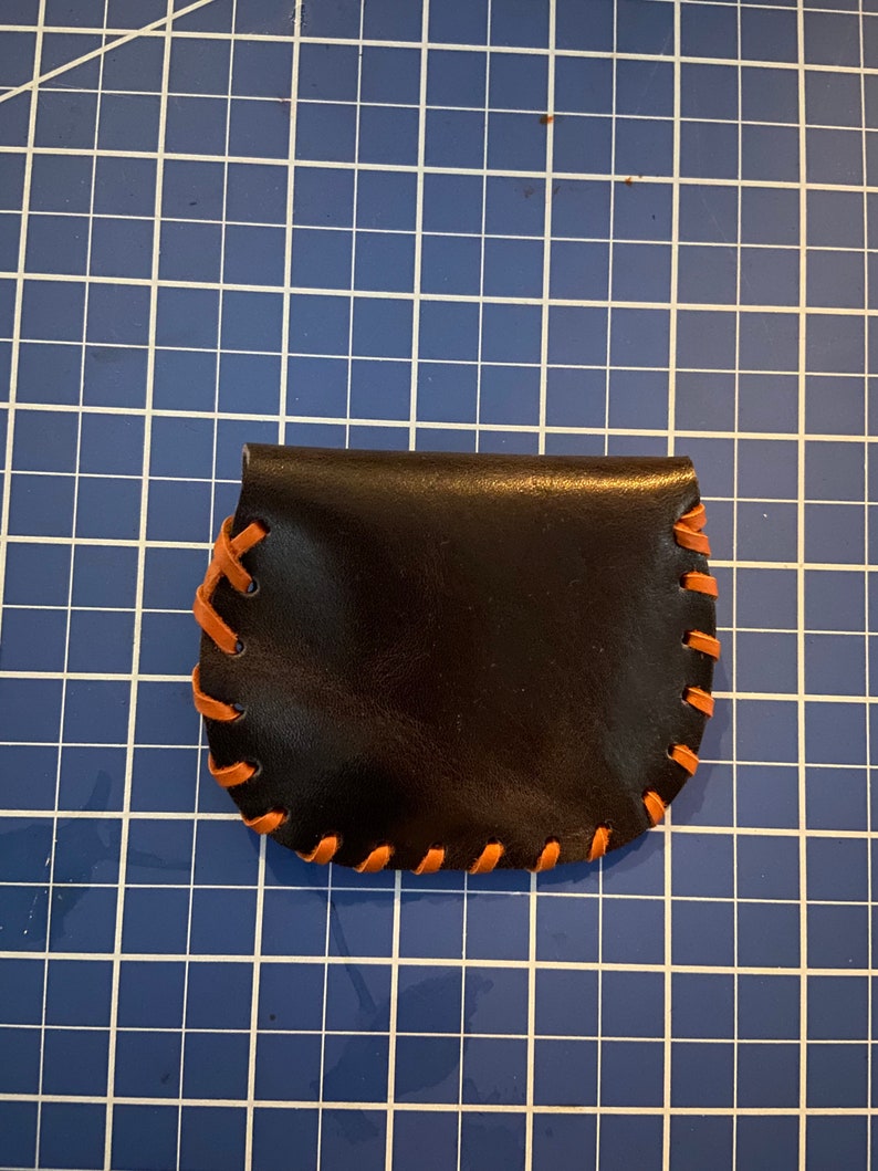 Handmade Veg Tan Coin Pouch