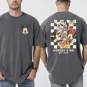 Comfort Colors® Retro Mickey & Co 1928 Shirt, Disneyland Tee,  Daisy Donald Goofy, Mickey And Friends Family Shirt, Disney Gift