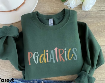 Felpa con cappuccio "Pediatria", maglione "Pediatra", regalo per pediatra, regalo di laurea, maglione per studenti di medicina, maglietta per soccorritori