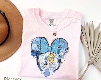 Comfort Colors® Disney Cinderella T-shirt, Princess Cinderella T-shirt, Disney Princess Shirt, Girls Squad Shirt, Disney Trip Birthday Girl