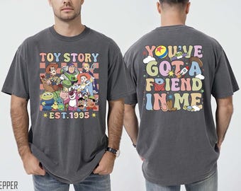 Camiseta Comfort Colors® de Toy Story, camiseta de Disney World Toy Story, camiseta "Tienes un amigo en mí", camiseta familiar de Animal Kingdom Disneyland
