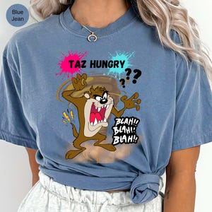 Comfort Colors® Disney Taz T-shirt, Tasmanian Devil T-shirt, Disney Trip Shirt, Devil Shirt, Taz Hungry Shirt, Disney Trip Outfit