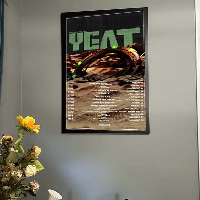 YEAT 2023 TOUR DATES Poster