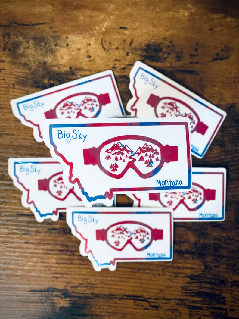 Big Sky Sticker - Etsy