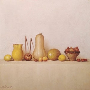 Custom Oil Painting , Still life painting , Pumpkin Art , Vegetable Still life , Kitchen Art , Housewarming Gift , Art Commission