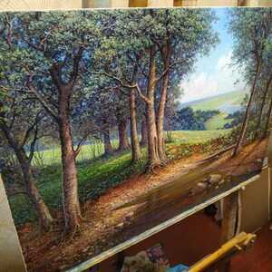 Custom Landscape Oil Painting on Canvas: Realistic Art From Photo - Etsy