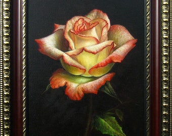 Custom Oil Painting from Photo - Hand-Painted Floral Still Life Art Commission