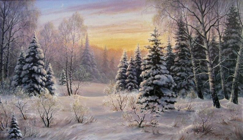 Custom Landscape Painting on Canvas Original, Landscape Oil Painting ...