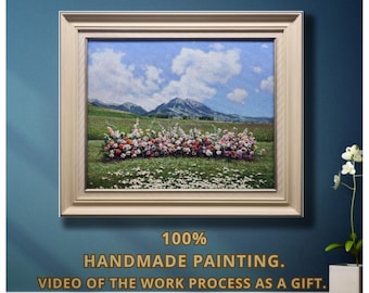 Custom Oil Painting from Photo on Canvas - Wedding Gifts, Handmade Landscape Portrait, Commissioned Art