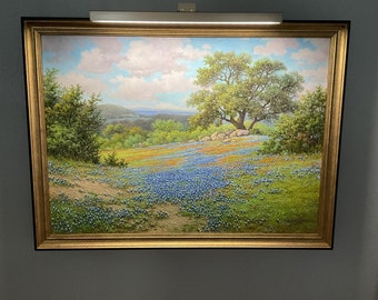 Pintura al óleo de paisaje personalizada sobre lienzo: arte personalizado