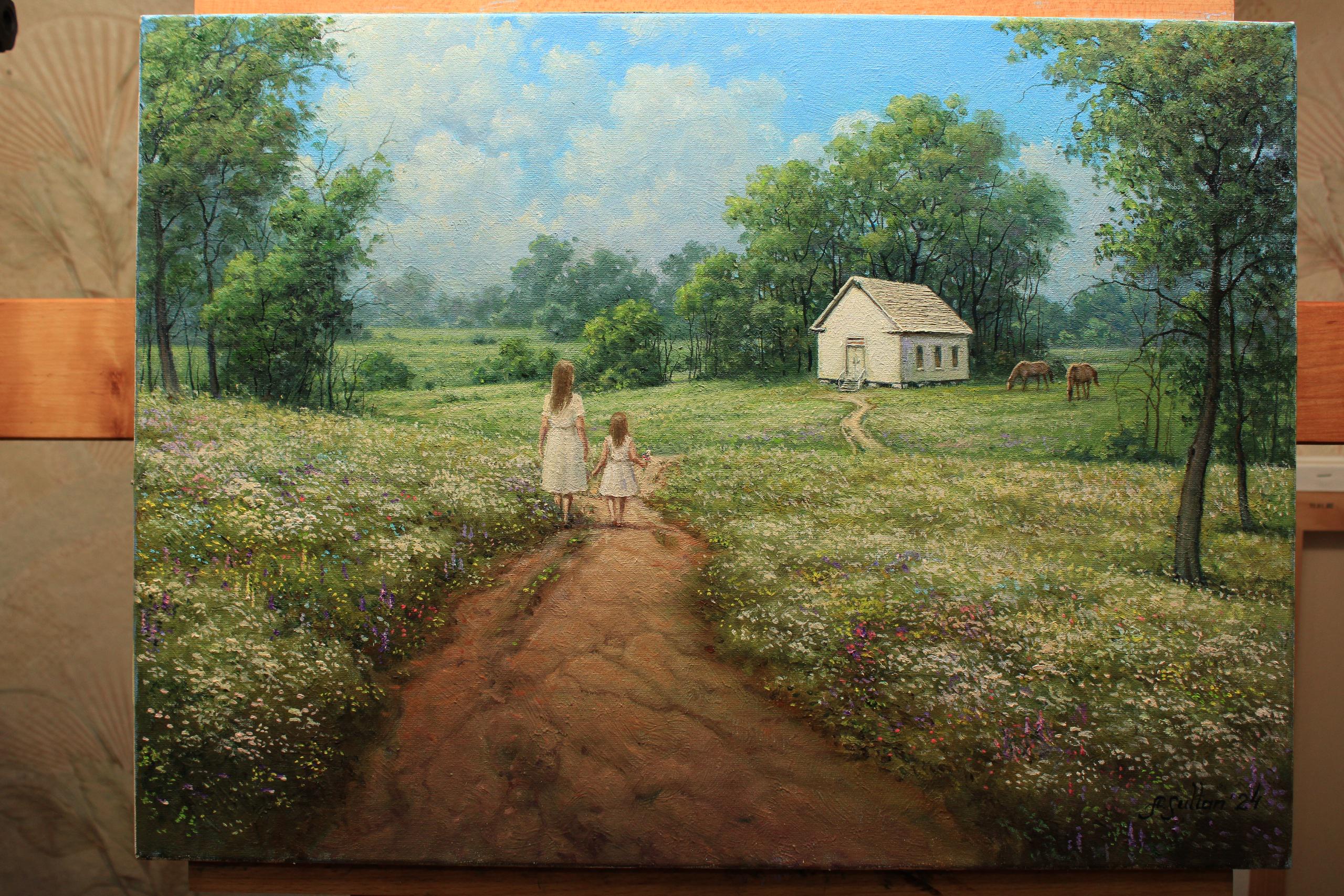 Custom Landscape Oil Painting on Canvas: Realistic Art From Photo - Etsy