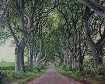 Custom Landscape Oil Painting on Canvas: Commissioned Art