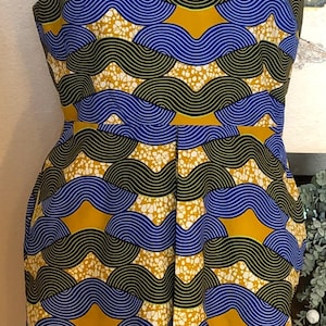 Ankara African print dress