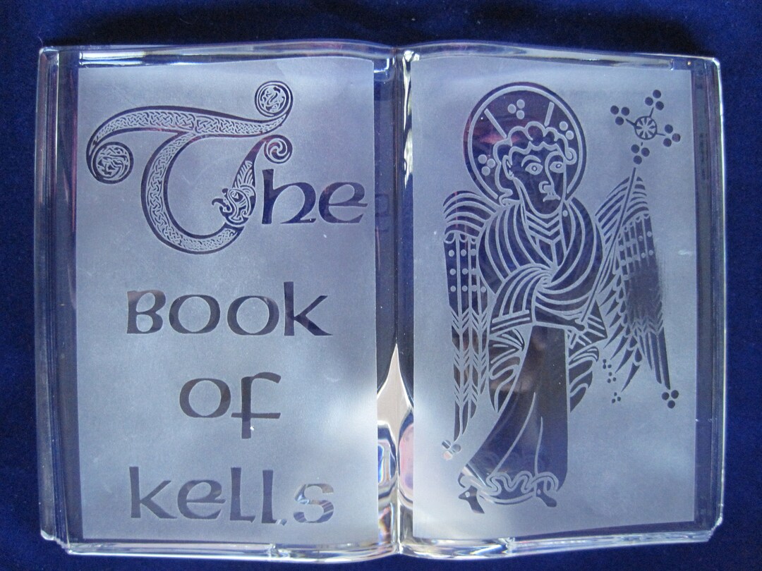 Rare Waterford Crystal Glass the Book of Kells in Etsy