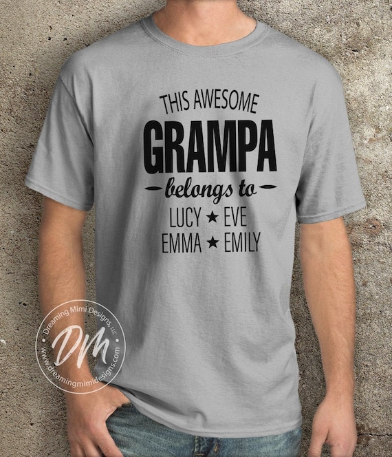 Download Awesome Grandpa Grandfather Grampa Father S Day Etsy