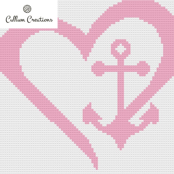 C2C Love Anchors by Cullum Creations