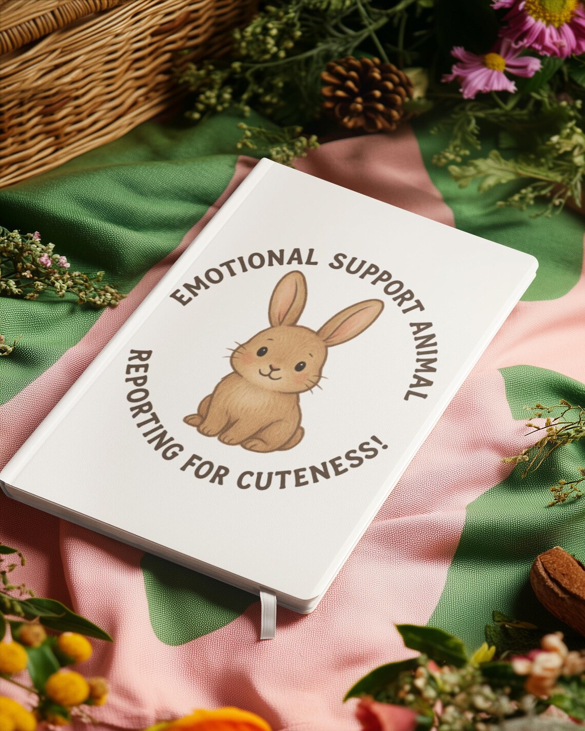 Emotional Support Bunny Clipart, Cute Quote Baby Rabbit PNG for Shirts ...