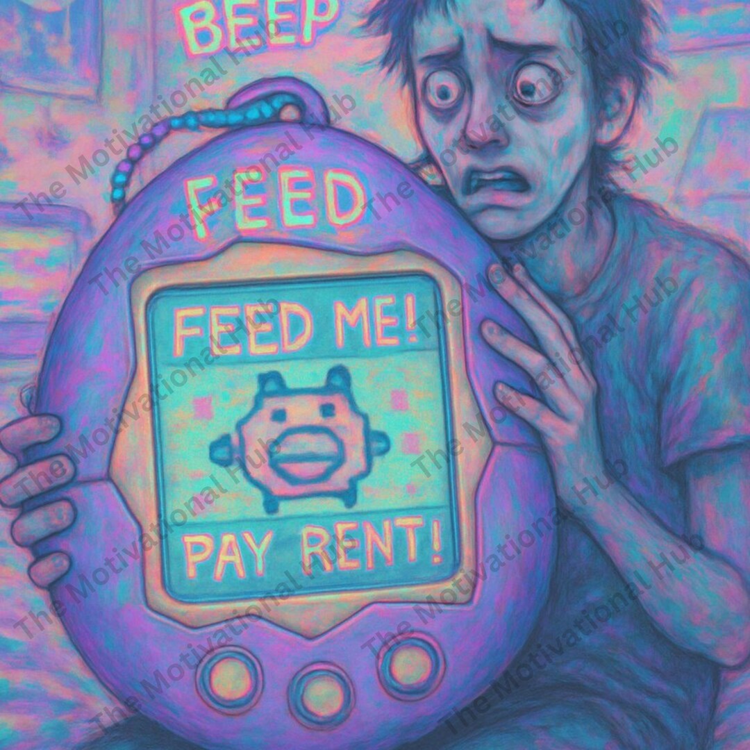 Surreal Raccoon Quote Art – Feed Me Pay Rent Funny Stress Motivational ...