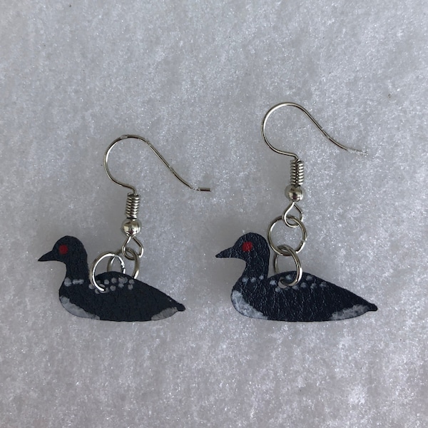 Loon earrings clearance