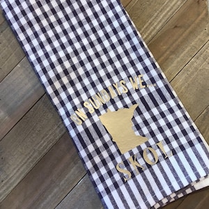 On Sundays We...Skol tea towel