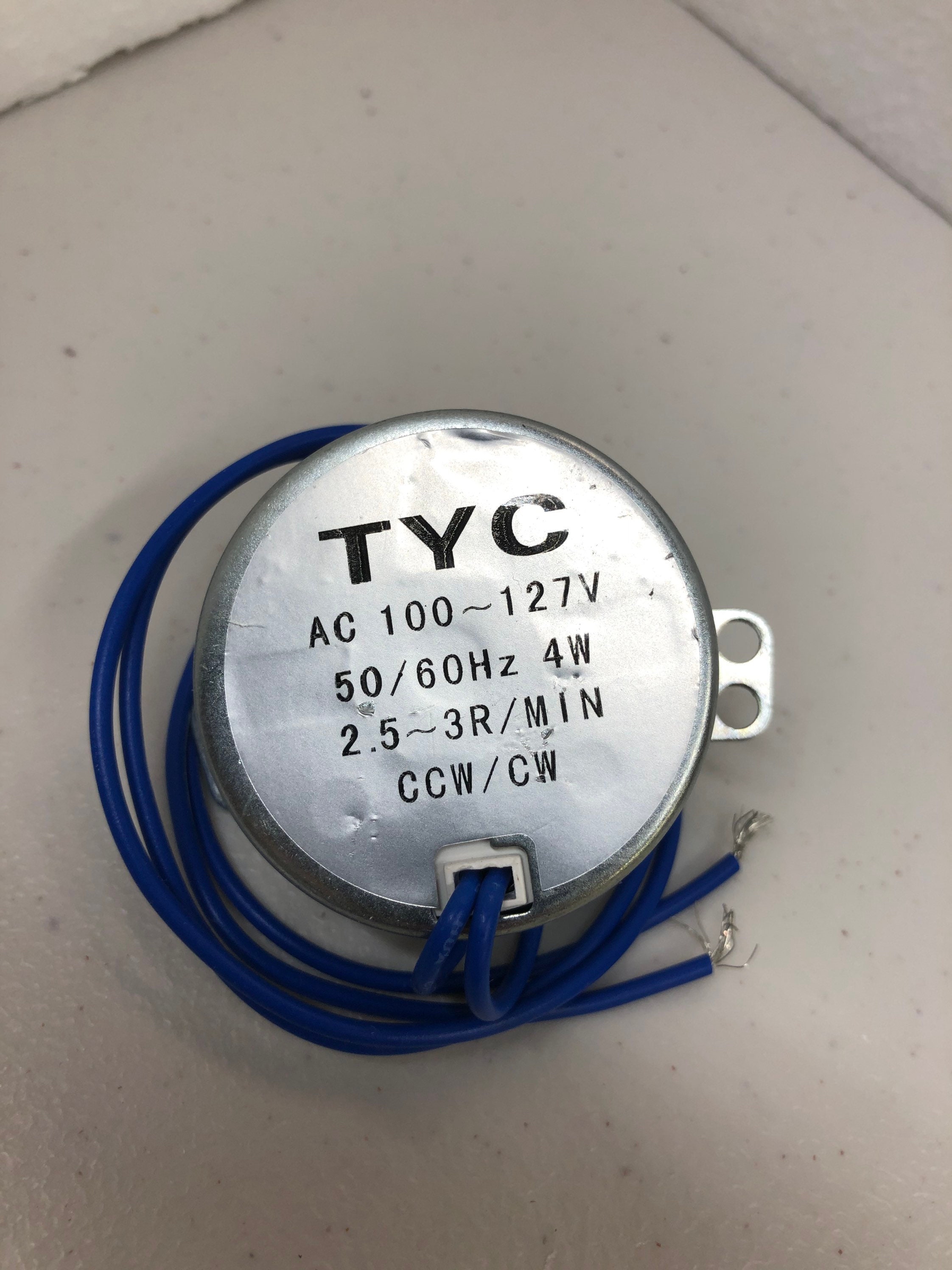 Replacement tumbler turner motor