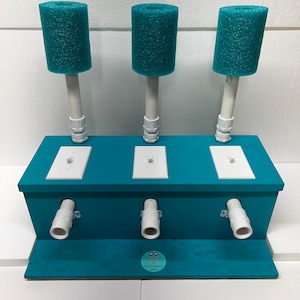 3 cup tumbler turner with drying ports