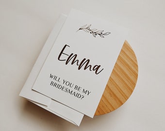 Custom Bridesmaid Cards, Bridesmaid Proposal Card, Will You Be My Bridesmaid Card, Bridal Party Proposal Card, Be My Bridesmaid Card