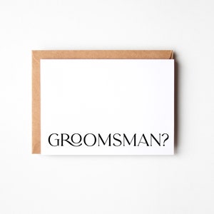 Groomsman Proposal Card, Will You Be My Groomsmen Card, Best Man Proposal Card. Ring Bearer Proposal Card, Groomsman Wedding Card