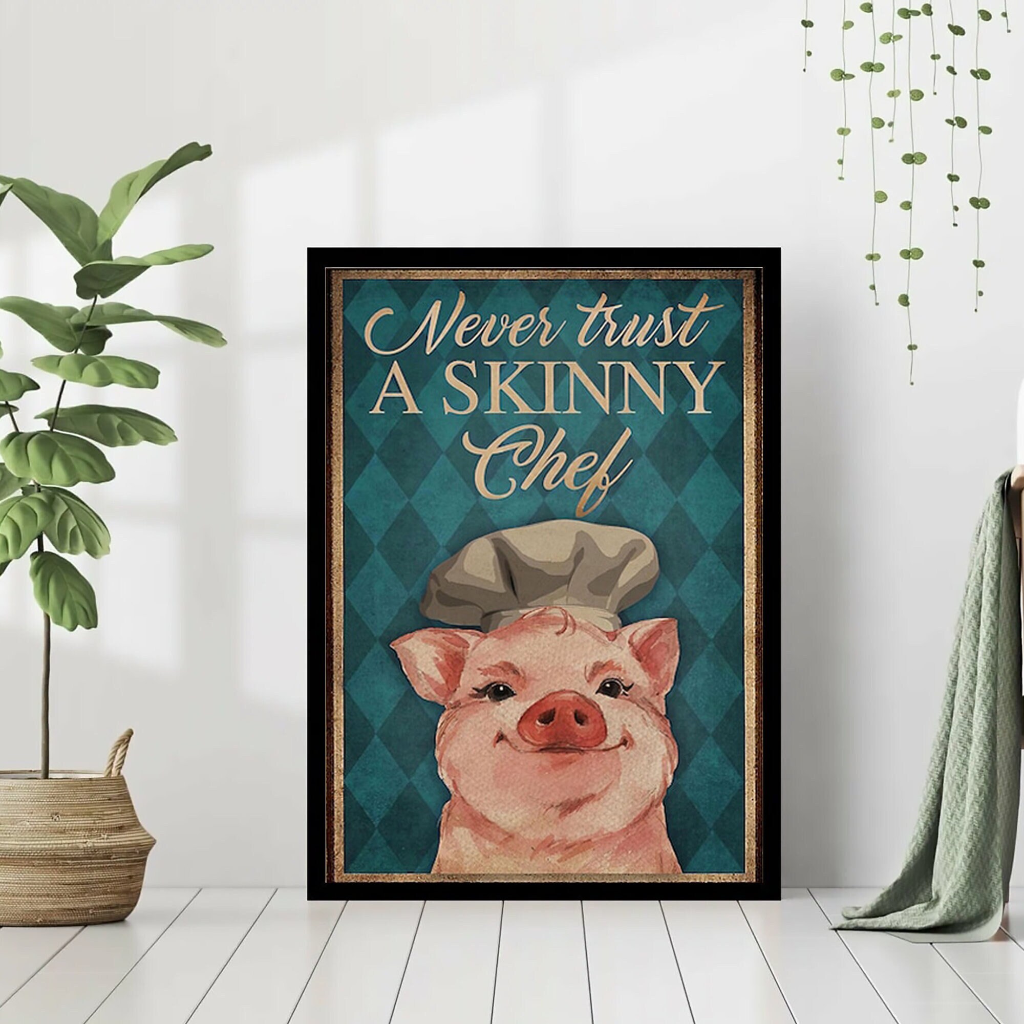 Funny Pig Posters Etsy Israel
