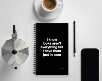 Quote notebook - dot-grid - I know looks aren’t everything but I have them just in case