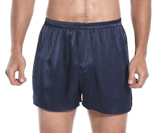 LEPTON 19mm MEN 100% Mulberry Silk Boxer Shorts