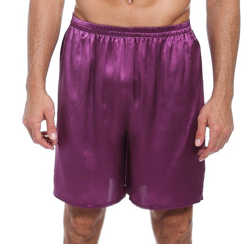 Lepton 100% Mulberry Silk Shorts for Men Relaxed Fitness - Etsy