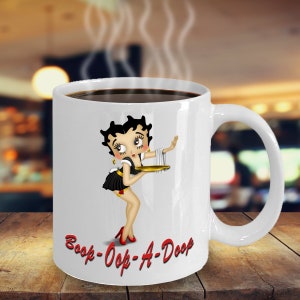 Betty Boop Produkte - Tasse, Geschenke-Betty Boop Dekoration - Große Kaffee Tee Tasse für Frauen