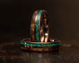 Opalring für Frauen, Opalring für Frauen, Rosegold Ring für Frauen, Ehering, Opalring für Frauen, Ehering, Ring für Frauen, Ring für den Opalring