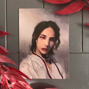 Stray Kids Hyunjin Vampire Postcard Art Print