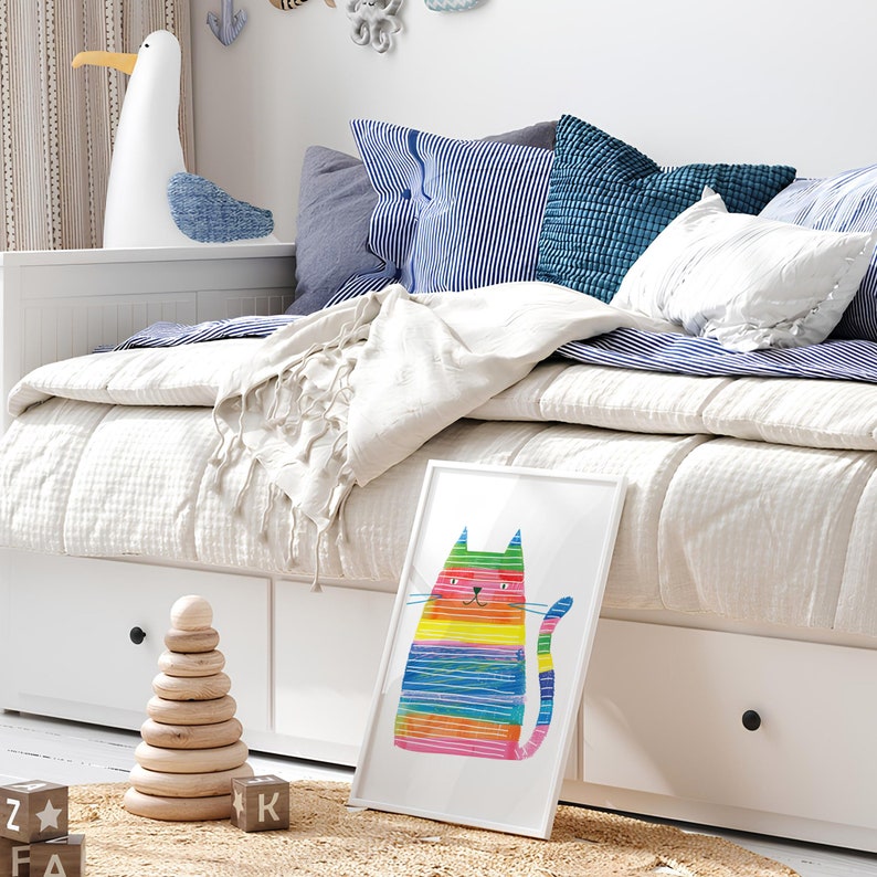 Safari Animal Prints, Set of 6, Nursery Prints, Safari Nursery