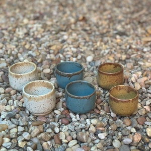 Barware, Shot Glasses, Coffee Shots, Cups, Espresso Shot Glasses, Sake Cups, Ceramic, Pottery, Handmade, Gift, Cups