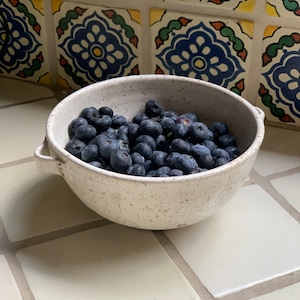 Colander, Fruit Bowl, Berry Bowl, Strainer, Ceramic Bowl, Kitchen Container, Pottery, Handmade, Gift, Pasta