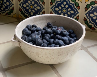 Colander, Fruit Bowl, Berry Bowl, Strainer, Ceramic Bowl, Kitchen Container, Pottery, Handmade, Gift, Pasta