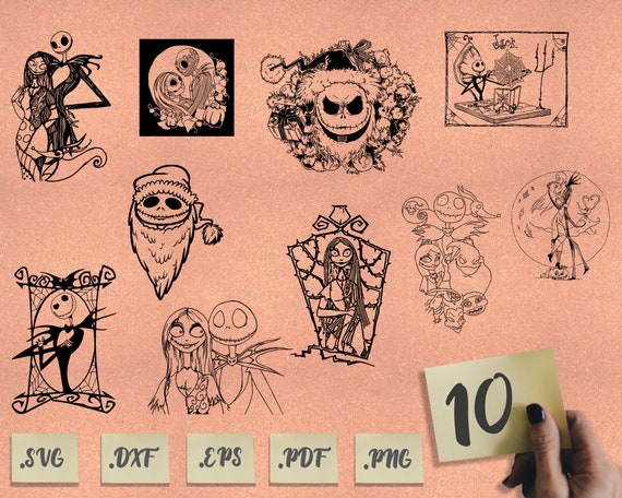 Download Free Nightmare Before Christmas Svg Christmas Nightmare Before Etsy SVG DXF Cut File