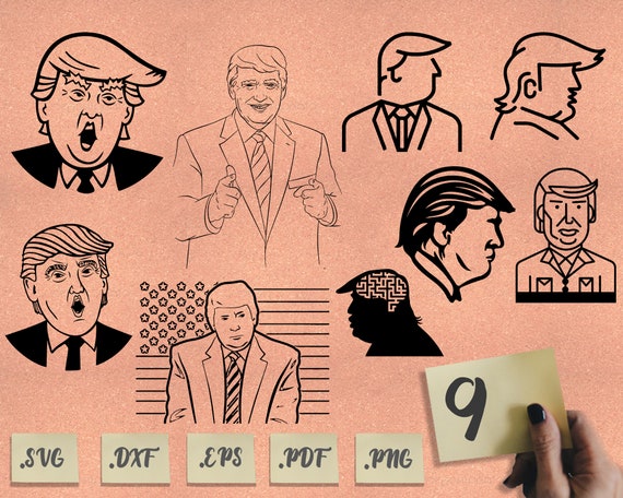 Trump Toad Vector Illustration Decal//Sticker