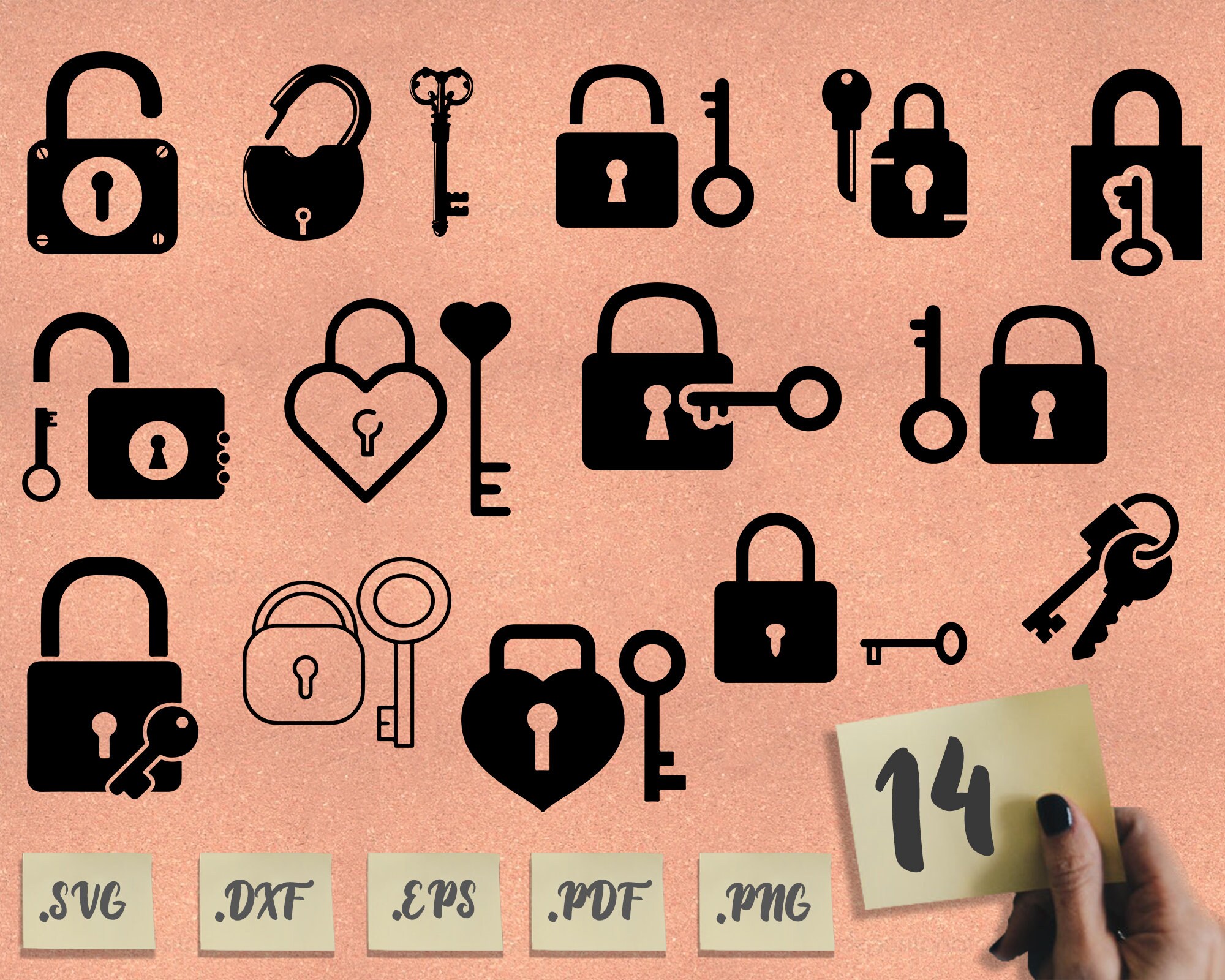 Lock And Key Svg Lock Svg Key Svg Key Lock Key Etsy
