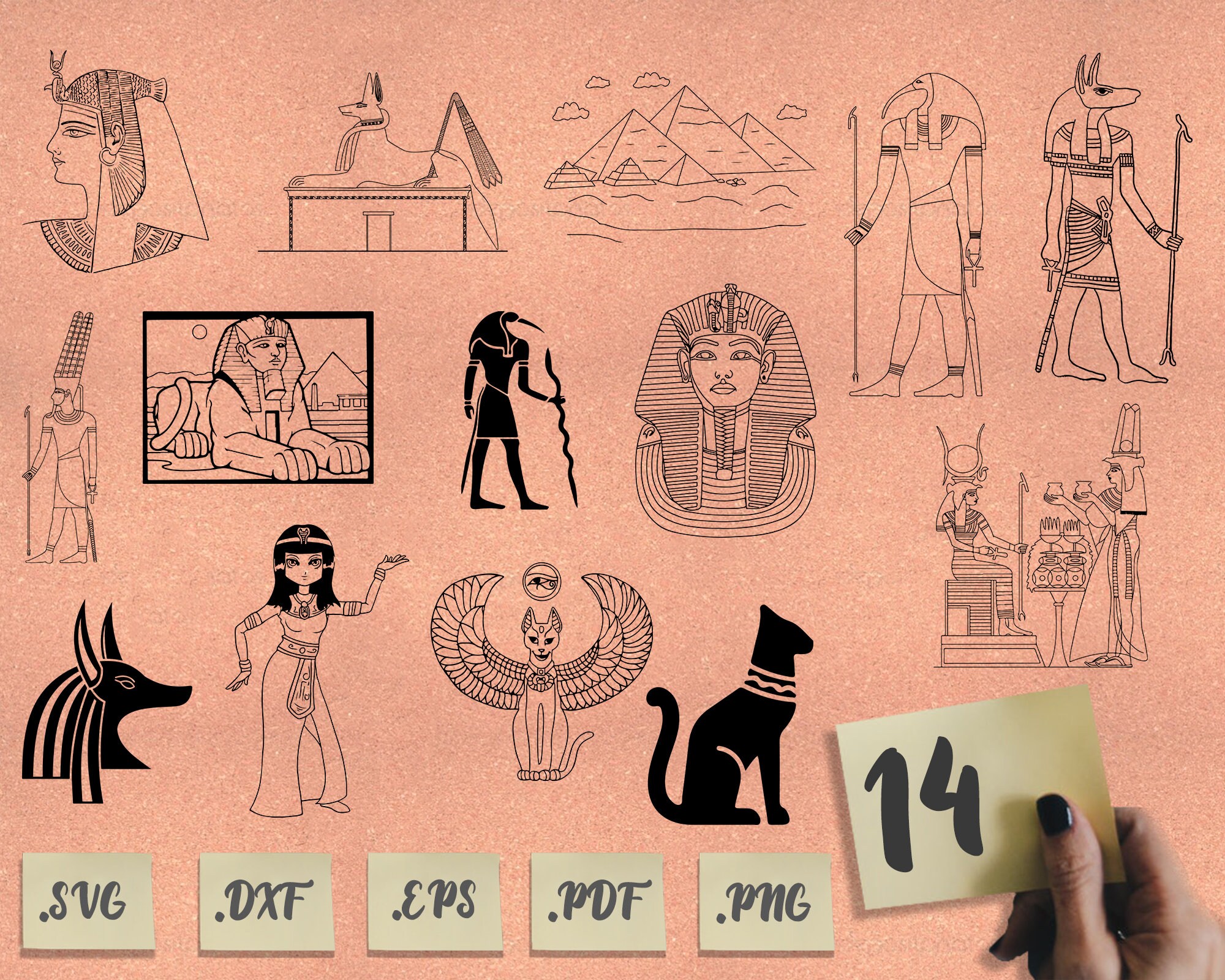 Egypt Svg Svg Egypt Svg Files Ancient Egypt Egypt Etsy