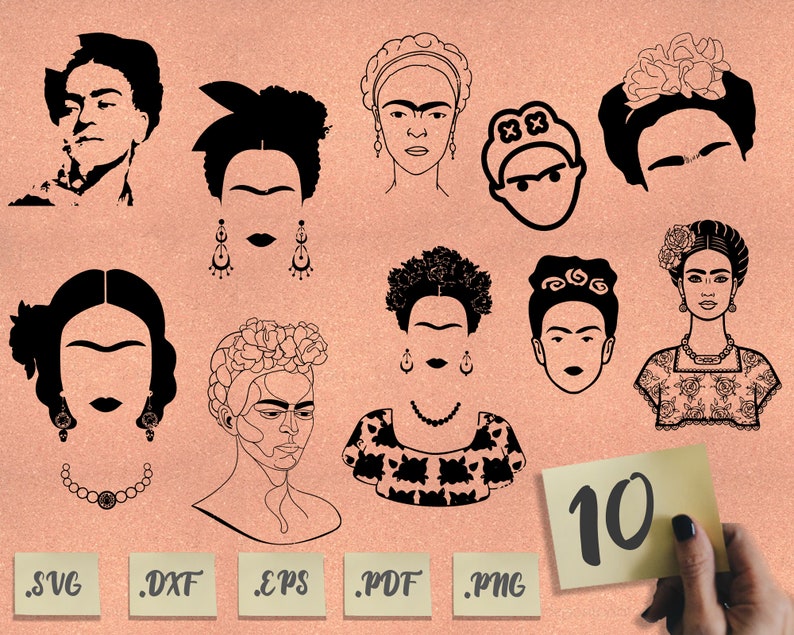 Download Baby Frida Kahlo Svg