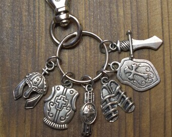 armor of god charms in bulk