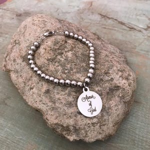 Armor of God Stainless Steel Custom Charm Bracelet