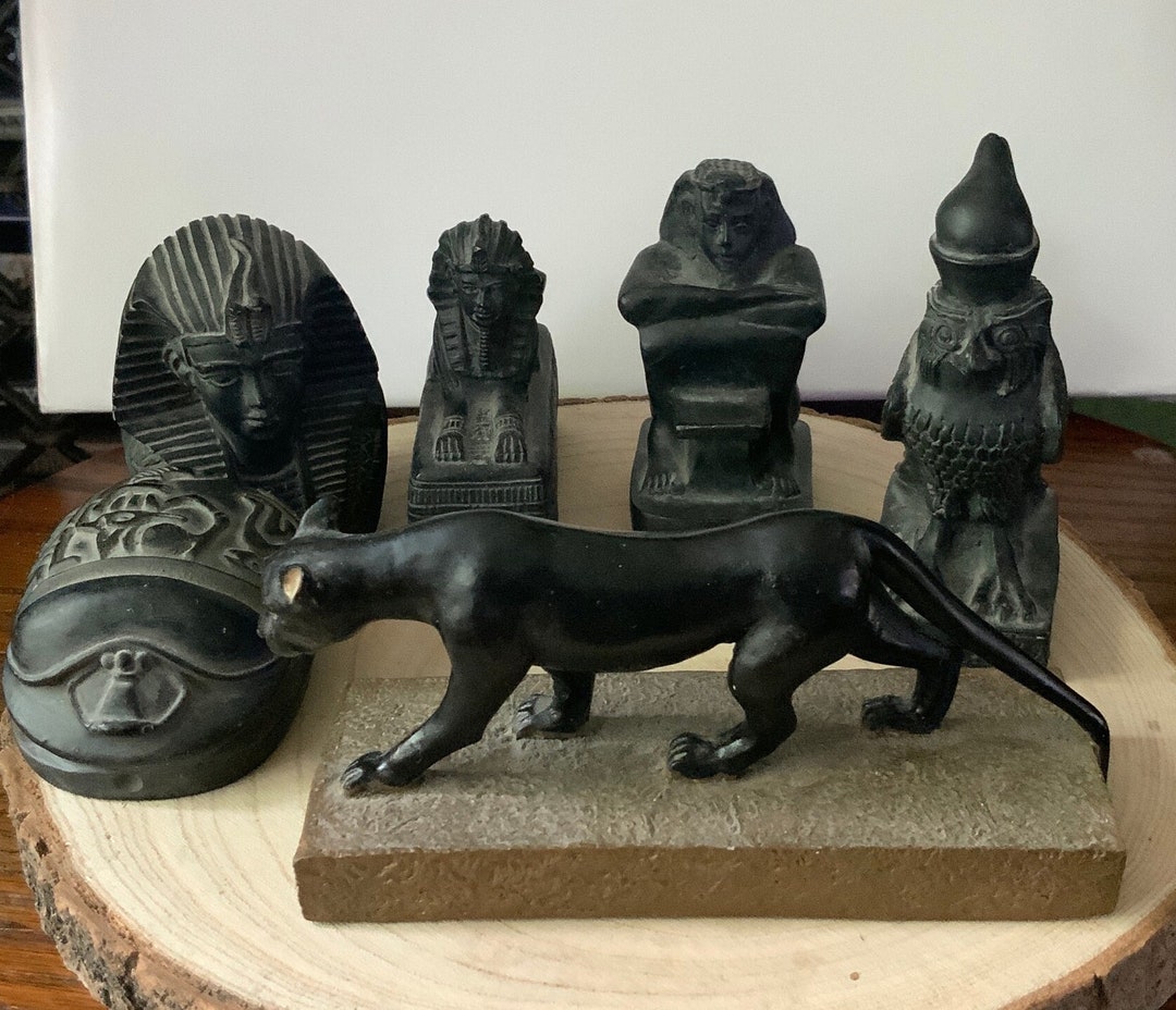 SUMMIT COLLECTION Egyptian Animals Figurine Decoration Set of 4 - Resin, Model SS-Y-8132 main image 0