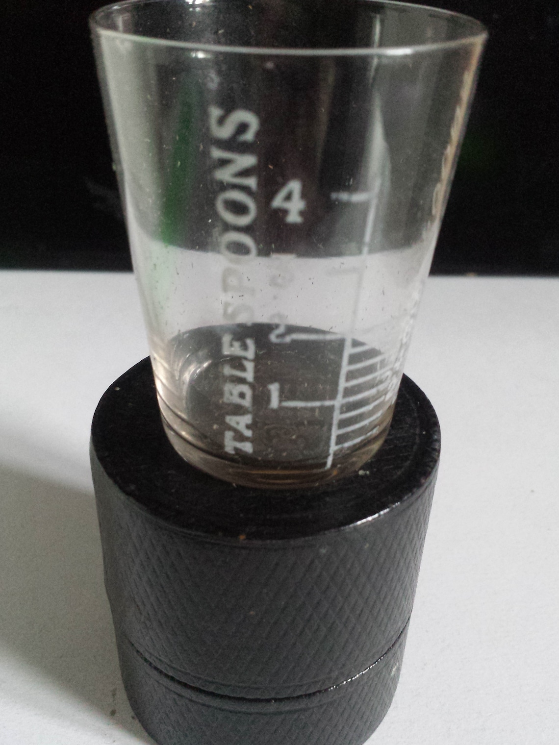 Graduated Medicine Glass in Original Leather Box, 7 Cms. Tall Etsy Canada